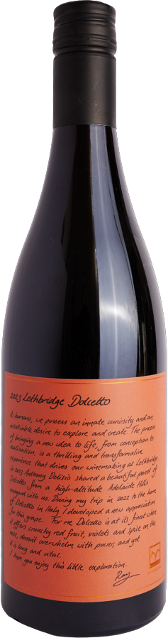 Lethbridge Wines Dolcetto 2023